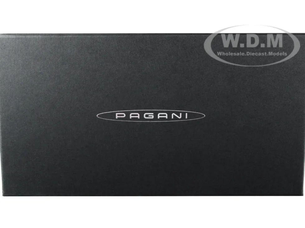 Pagani Zonda C12 Silver Metallic "VIN 001 20th Anniversary Restoration" with DISPLAY CASE Limited Edition to 199 pieces Worldwide 1/18 Model Car by BBR