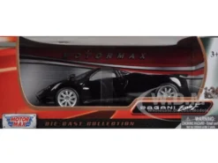 Pagani Zonda F Black 1/24 Diecast Car Model Motormax 73369