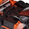 Pagani Zonda F Orange 1/24 Diecast Car Model Motormax 73369