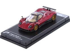 Pagani Zonda F Rosso Dubai Red Metallic Hypercar League Collection 1/64 Diecast Model Car PosterCars H02B