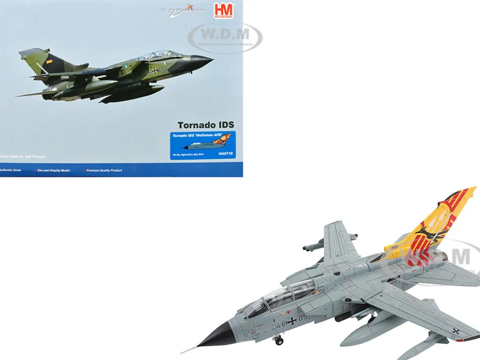 Panavia Tornado IDS Aircraft "FlgAusZLw, Holloman AFB" (2014) German Luftwaffe "Air Power Series" 1/72 Diecast Model by Hobby Master