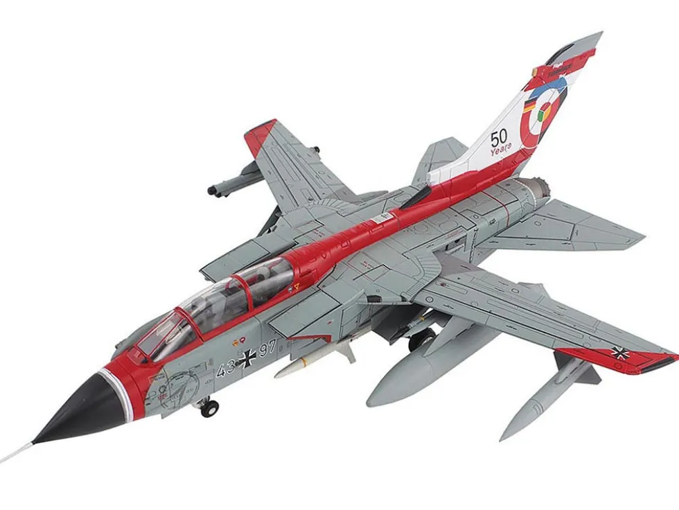 Panavia Tornado IDS Aircraft "43+97, WTD-61, 50 Years, Royal International Air Tattoo" (2024) German Luftwaffe "Air Power Series" 1/72 Diecast Model by Hobby Master