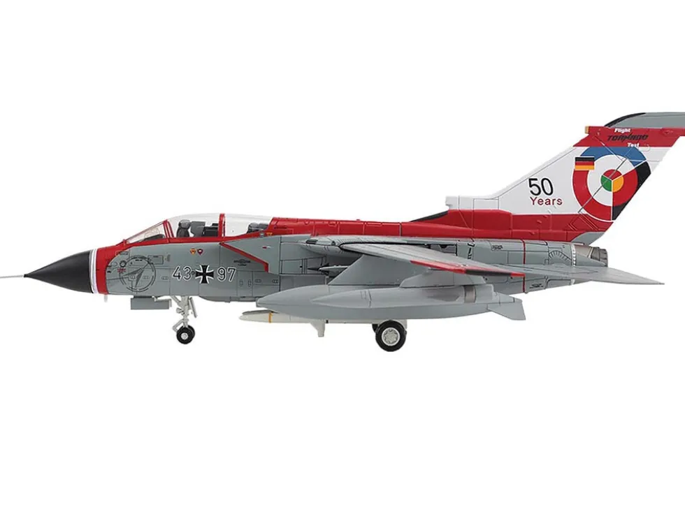 Panavia Tornado IDS Aircraft "43+97, WTD-61, 50 Years, Royal International Air Tattoo" (2024) German Luftwaffe "Air Power Series" 1/72 Diecast Model by Hobby Master