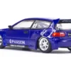 Pandem Civic EG6 RHD (Right Hand Drive) Blue Metallic "Enigma Exclusive Edition" 1/64 Diecast Model Car by Pop Race