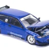Pandem Civic EG6 RHD (Right Hand Drive) Blue Metallic 1/64 Diecast Model Car by Pop Race
