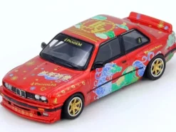 Pandem Rocket Bunny E30 "Year of the Horse - Chinese New Year 2026 Special Edition" Red Metallic with Graphics Limited Edition to 8888 pieces Worldwide 1/64 Diecast Model Car by Inno Models