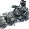 Pantsir S1 96K6 Self Propelled Air Defense Weapon System Tri Color Camouflage Russia s Armed Forces Armor Premium Series 1/72 Diecast Model Panzerkampf 12216PA