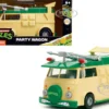 Party Wagon Green and Beige Teenage Mutant Ninja Turtles Hollywood Rides Series Diecast Model Car Jada 34723