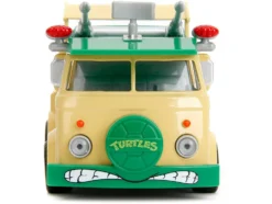Party Wagon Green and Beige Teenage Mutant Ninja Turtles Hollywood Rides Series Diecast Model Car Jada 34723
