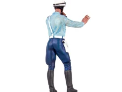 1975 1980 Paul French Police Motorcycle Officer Figurine 1/18 Scale Models Le Mans Miniatures 118036-P2