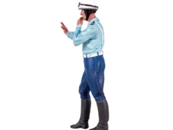 1975 1980 Paul French Police Motorcycle Officer Figurine 1/18 Scale Models Le Mans Miniatures 118036-P2