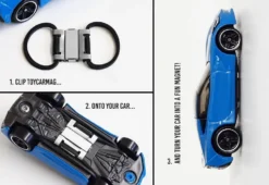 10pc Clip-On Magnets Clip and Display 1/64 Scale Model Cars Toyscarmag TCM43069