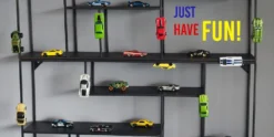 10pc Clip-On Magnets Clip and Display 1/64 Scale Model Cars Toyscarmag TCM43069