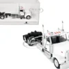 Peterbilt 589 2-Axel Day Cab White 1/87 (HO) Plastic Model Car by HO Logistics