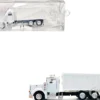 Peterbilt 367 Garbage Truck White 1/87 (HO) Plastic Model Car by Promotex
