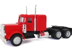 Peterbilt Long Tractor Red 1/87 (HO) Plastic Model Car by Promotex