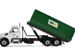 Peterbilt 567 Refuse Garbage Truck with 40 Yard Roll-Off Container 