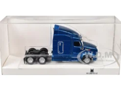 Peterbilt 579 Sleeper Cab Blue Metallic 1/87 (HO) Plastic Model Car by HO Logistics