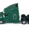 Peterbilt 579 Sleeper Cab Green Metallic 1/87 (HO) Plastic Model Car by HO Logistics