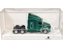Peterbilt 579 Sleeper Cab Green Metallic 1/87 (HO) Plastic Model Car by HO Logistics
