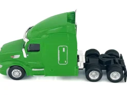 Peterbilt 579 Sleeper Cab Lime Green 1/87 (HO) Plastic Model Car by HO Logistics
