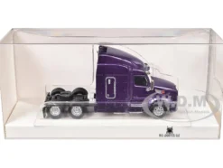 Peterbilt 579 Sleeper Cab Purple Metallic 1/87 (HO) Plastic Model Car by HO Logistics