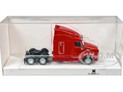Peterbilt 579 Sleeper Cab Red 1/87 (HO) Plastic Model Car by HO Logistics