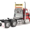 Peterbilt 589 Tandem-Axle Truck Tractor with Day Cab Legendary Red "Transport Series" 1/32 Diecast Model by Diecast Masters