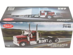 Peterbilt 589 Tandem-Axle Truck Tractor with Day Cab Legendary Red