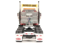Peterbilt 589 Tridem-Axle Truck Tractor with Day Cab Legendary Red "Transport Series" 1/32 Diecast Model by Diecast Masters