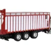 Peterbilt Truck Black Meyer Manufacturing 8126RT Boss Forage Box 1/64 Diecast Model SpecCast MEY003