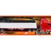 Peterbilt 387 Truck Red with Grain Trailer White "Long Haul Truckers" Series 1/43 Diecast Model by New Ray
