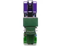 1992 Peterbilt 379 Truck Tractor Green Two Tone and Purple The Incredible Hulk Marvel Avengers Series Diecast Model Jada 35179