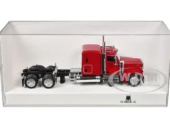 Peterbilt 589 Truck with 72 Inch Sleeper Red 1/87 (HO) Plastic Model Car by HO Logistics