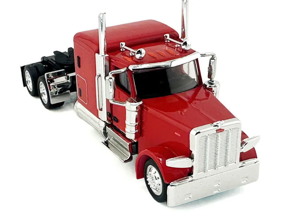 Peterbilt 589 Truck with 72 Inch Sleeper Red 1/87 (HO) Plastic Model Car by HO Logistics
