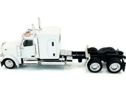 Peterbilt 589 Truck with 72 Inch Sleeper White 1/87 (HO) Plastic Model Car by HO Logistics
