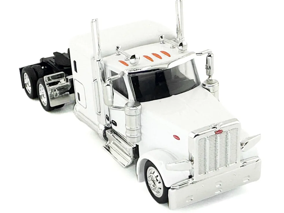 Peterbilt 589 Truck with 72 Inch Sleeper White 1/87 (HO) Plastic Model Car by HO Logistics