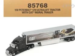 Peterbilt 579 UltraLoft Truck Tractor Black Metallic with