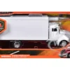Peterbilt Utility 335 Box Truck White 1/43 Diecast Model New Ray 15803D
