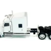 Peterbilt 589 with Stand Up Sleeper Cab White 1/87 (HO) Plastic Model Car by HO Logistics