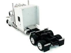 Peterbilt 589 with Stand Up Sleeper Cab White 1/87 (HO) Plastic Model Car by HO Logistics