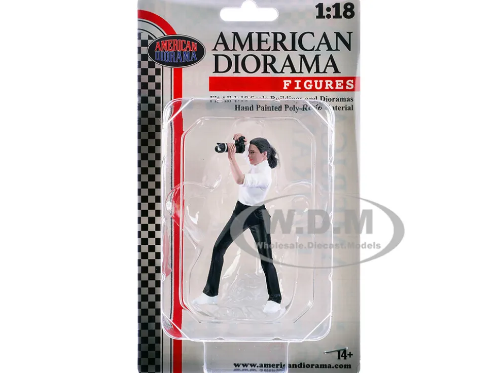 Photographers Figure #2 for 1/18 Scale Models by American Diorama
