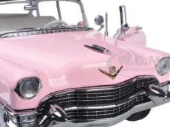 1955 Pink Cadillac Fleetwood Series 60 Special Elvis Presley 1/18 Diecast Model Car Greenlight 12950