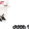 Planetary Hubs Wheel Set (2 Front and 4 Rear) 1/87 (HO) Plastic Model by Promotex