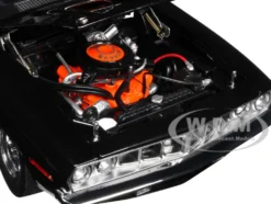 Plymouth Barracuda Black John Wick Chapter 4 2023 Movie 1/18 Diecast Model Car Highway 61 HWY-18045