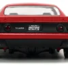 1973 Plymouth Barracuda Red with Black Stripes Bigtime Muscle Series 1/24 Diecast Model Car Jada 34037