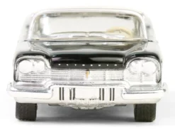 1957 Plymouth Belvedere Jet Black with Sand Dune White Top and Stripes "Showroom Floor" Series 6 1/64 Diecast Model Car by Greenlight