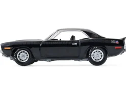 1970 Plymouth 'Cuda AAR Black with Gray Stripes "Barrett-Jackson" Series 16 1/64 Diecast Model Car by Greenlight