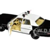 1978 Plymouth Fury Black and White "LAPD (Los Angeles Police Department)" "Hot Pursuit" Series 9 1/24 Diecast Model Car by Greenlight