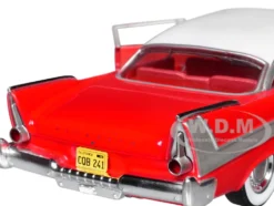 1958 Plymouth Fury Red with White Top and Red Interior "Hollywood Greatest Hits" Series 1/24 Diecast Model Car by Greenlight